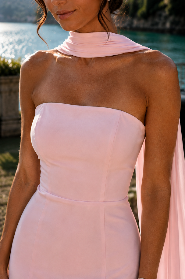 Pearl Gown in Soft Pink