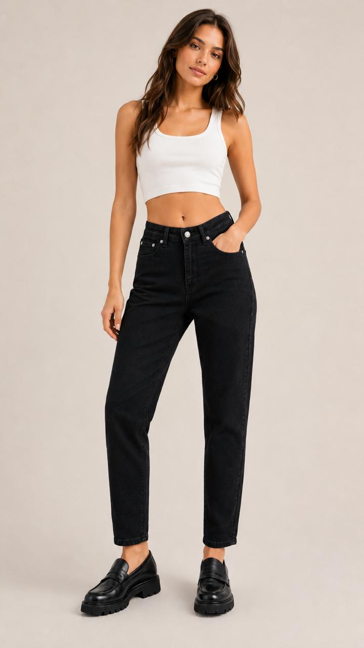 Simple Black Denim