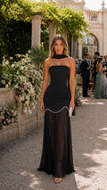 Midnight Pearl Gown Black