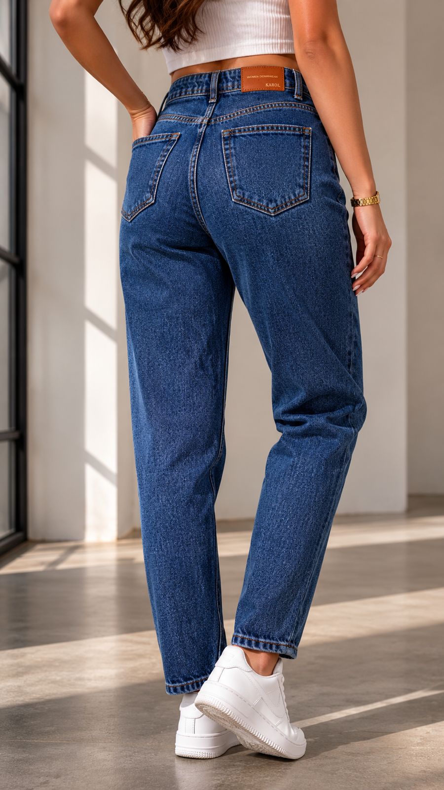 Denim Mom Cut